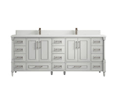 Aberdeen 80 in. W x 22 in. D Double Sink Bathroom Vanity - photo 27