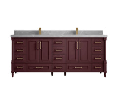Aberdeen 80 in. W x 22 in. D Double Sink Bathroom Vanity - photo 34