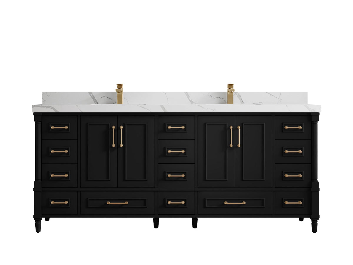 Aberdeen 80 in. W x 22 in. D Double Sink Bathroom Vanity - Willow Bath and Vanity