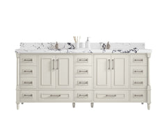 Aberdeen 80 in. W x 22 in. D Double Sink Bathroom Vanity - photo 1