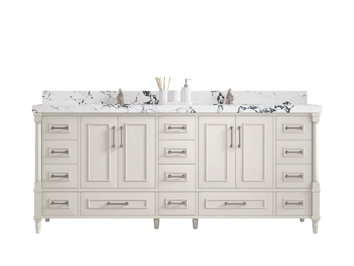 Aberdeen 80 in. W x 22 in. D Double Sink Bathroom Vanity - photo 1