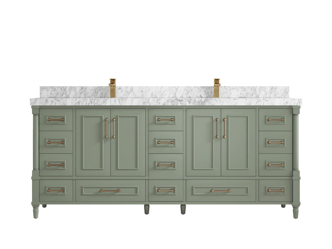 Aberdeen 80 in. W x 22 in. D Double Sink Bathroom Vanity - Willow Bath and Vanity