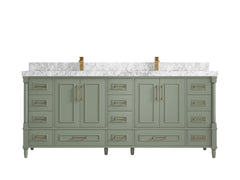 Aberdeen 80 in. W x 22 in. D Double Sink Bathroom Vanity - photo 19