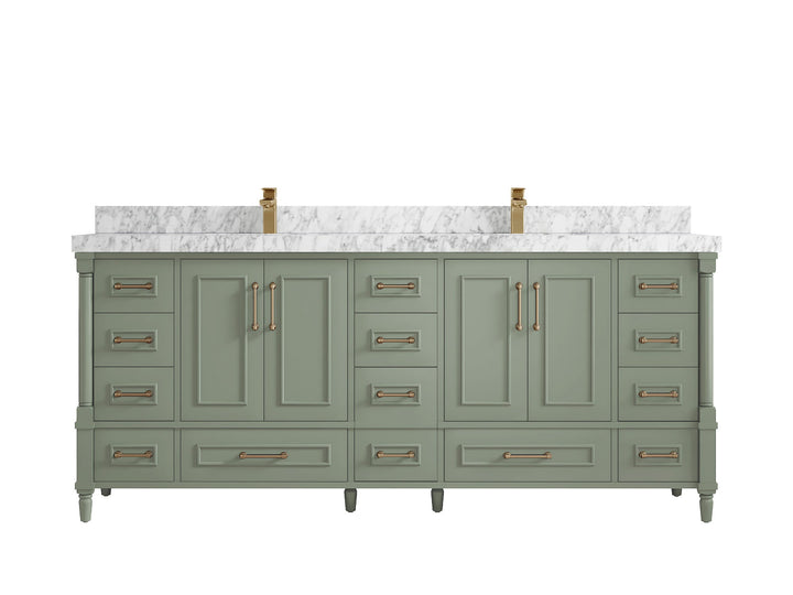 Aberdeen 80 in. W x 22 in. D Double Sink Bathroom Vanity - photo 19