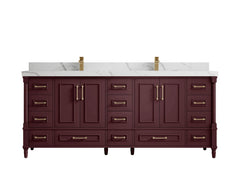 Aberdeen 80 in. W x 22 in. D Double Sink Bathroom Vanity - photo 14