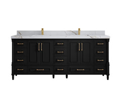 Aberdeen 80 in. W x 22 in. D Double Sink Bathroom Vanity - photo 14