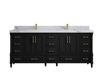 Aberdeen 80 in. W x 22 in. D Double Sink Bathroom Vanity - Willow Bath and Vanity