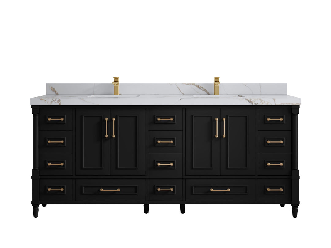 Aberdeen 80 in. W x 22 in. D Double Sink Bathroom Vanity - Willow Bath and Vanity