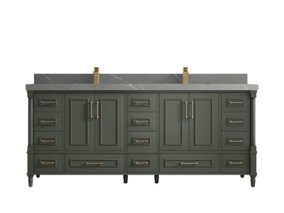 Aberdeen 80 in. W x 22 in. D Double Sink Bathroom Vanity - Willow Bath and Vanity