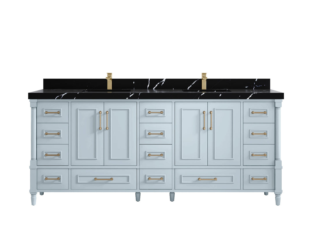 Aberdeen 80 in. W x 22 in. D Double Sink Bathroom Vanity - Willow Bath and Vanity