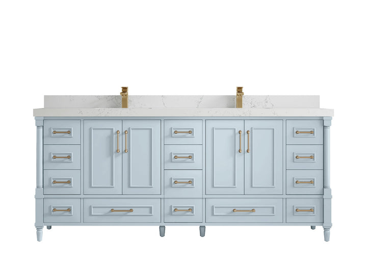 Aberdeen 80 in. W x 22 in. D Double Sink Bathroom Vanity - photo 31