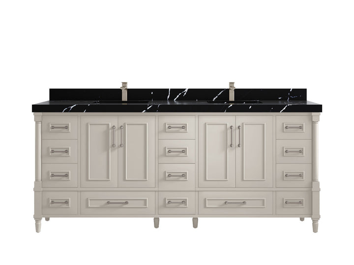 Aberdeen 80 in. W x 22 in. D Double Sink Bathroom Vanity - photo 8