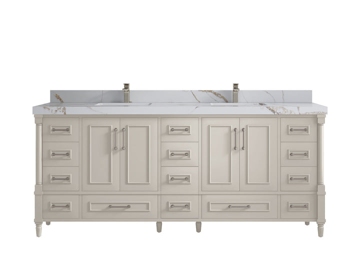 Aberdeen 80 in. W x 22 in. D Double Sink Bathroom Vanity - photo 10