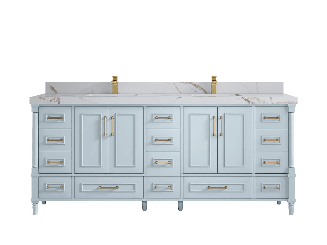 Aberdeen 80 in. W x 22 in. D Double Sink Bathroom Vanity - Willow Bath and Vanity