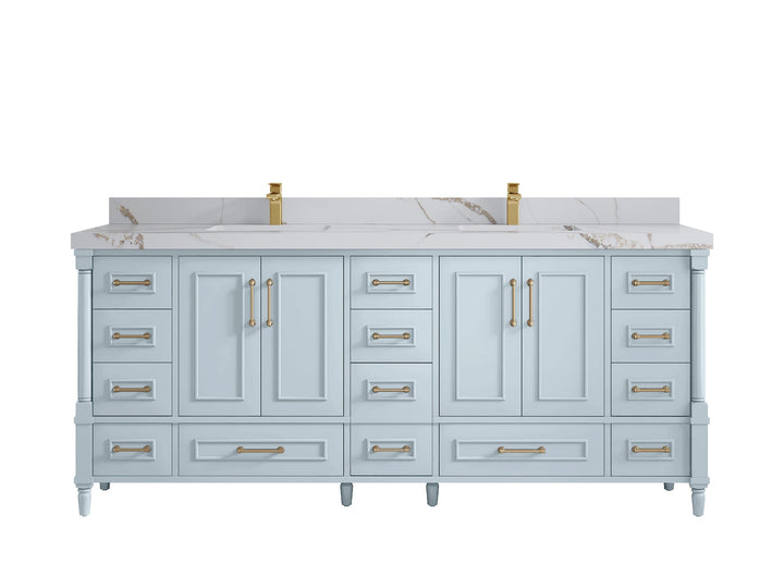Aberdeen 80 in. W x 22 in. D Double Sink Bathroom Vanity - photo 11