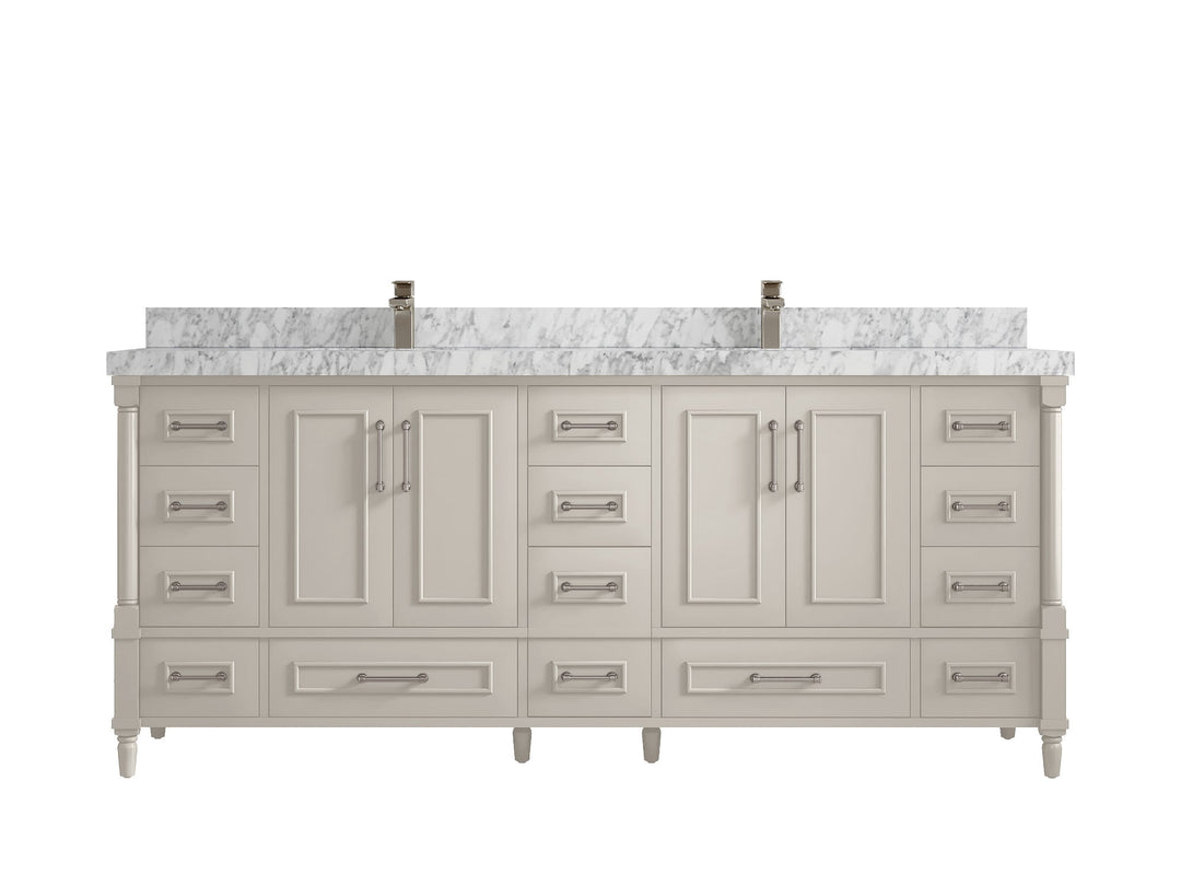 Aberdeen 80 in. W x 22 in. D Double Sink Bathroom Vanity - Willow Bath and Vanity