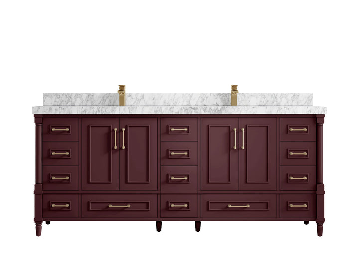 Aberdeen 80 in. W x 22 in. D Double Sink Bathroom Vanity - photo 22