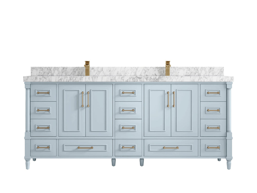 Aberdeen 80 in. W x 22 in. D Double Sink Bathroom Vanity - Willow Bath and Vanity