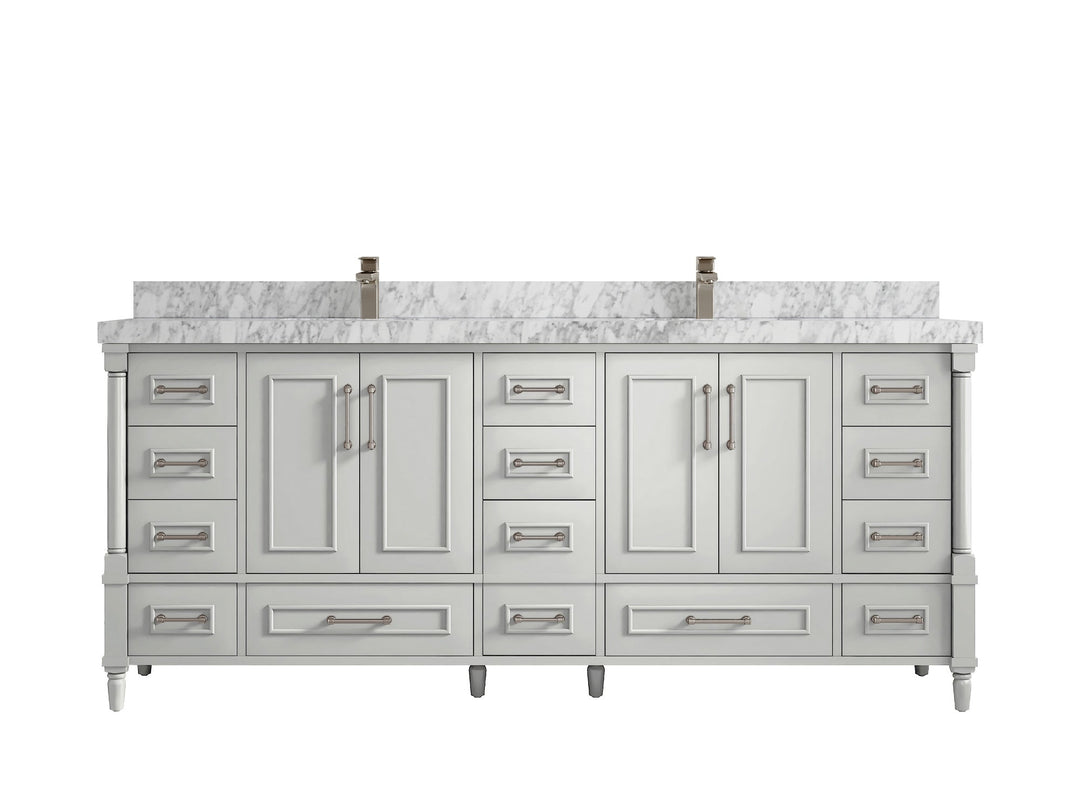 Aberdeen 80 in. W x 22 in. D Double Sink Bathroom Vanity - Willow Bath and Vanity