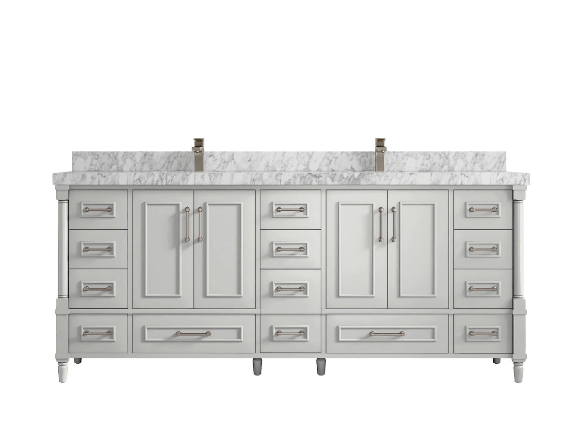 Aberdeen 80 in. W x 22 in. D Double Sink Bathroom Vanity - Willow Bath and Vanity