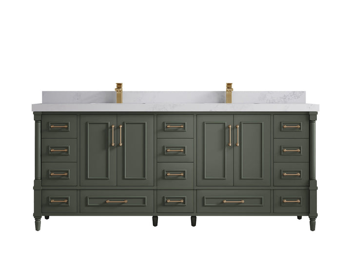 Aberdeen 80 in. W x 22 in. D Double Sink Bathroom Vanity - photo 18