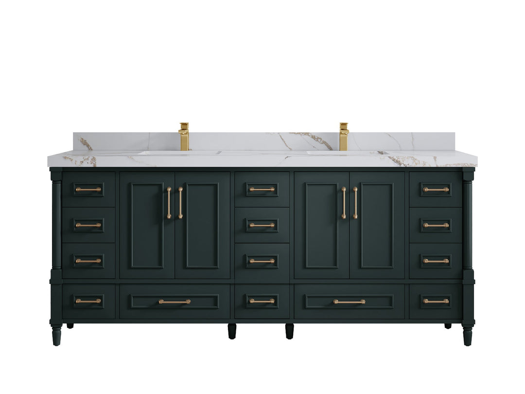 Aberdeen 80 in. W x 22 in. D Double Sink Bathroom Vanity - Willow Bath and Vanity