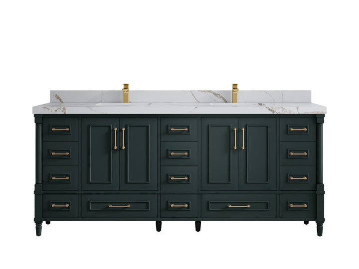 Aberdeen 80 in. W x 22 in. D Double Sink Bathroom Vanity - photo 11