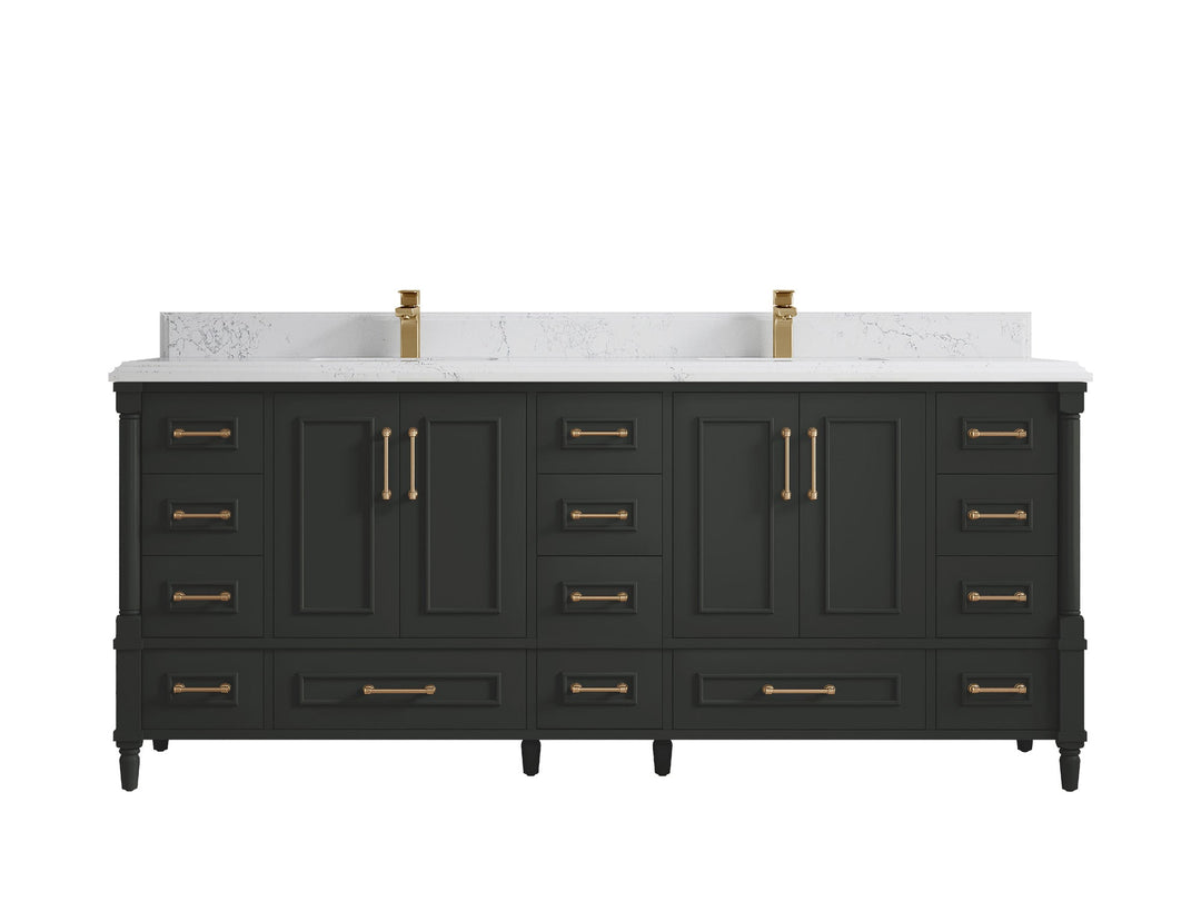 Aberdeen 80 in. W x 22 in. D Double Sink Bathroom Vanity - Willow Bath and Vanity