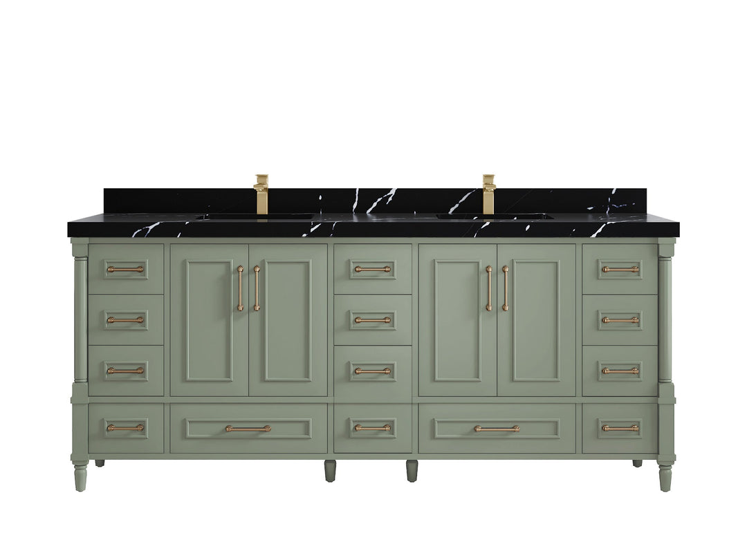 Aberdeen 80 in. W x 22 in. D Double Sink Bathroom Vanity - Willow Bath and Vanity