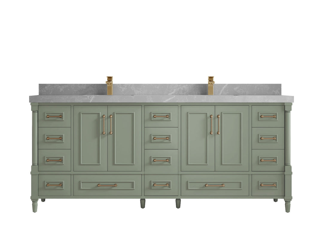 Aberdeen 80 in. W x 22 in. D Double Sink Bathroom Vanity - Willow Bath and Vanity