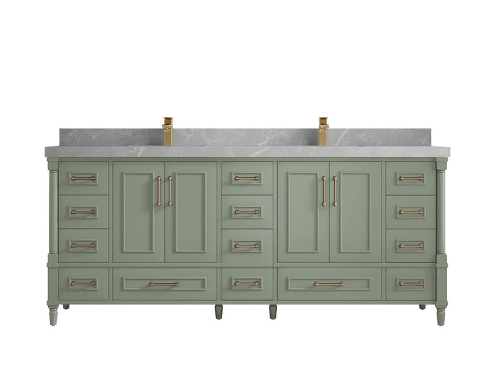 Aberdeen 80 in. W x 22 in. D Double Sink Bathroom Vanity - photo 31