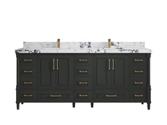 Aberdeen 80 in. W x 22 in. D Double Sink Bathroom Vanity - photo 43