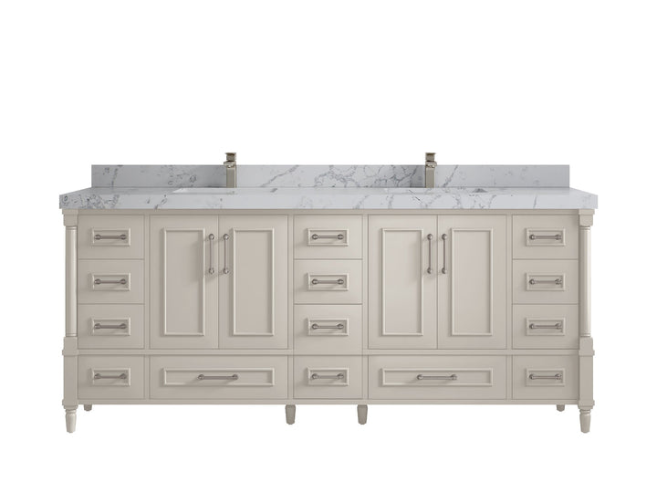 Aberdeen 80 in. W x 22 in. D Double Sink Bathroom Vanity - photo 29