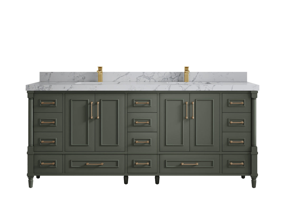 Aberdeen 80 in. W x 22 in. D Double Sink Bathroom Vanity - Willow Bath and Vanity
