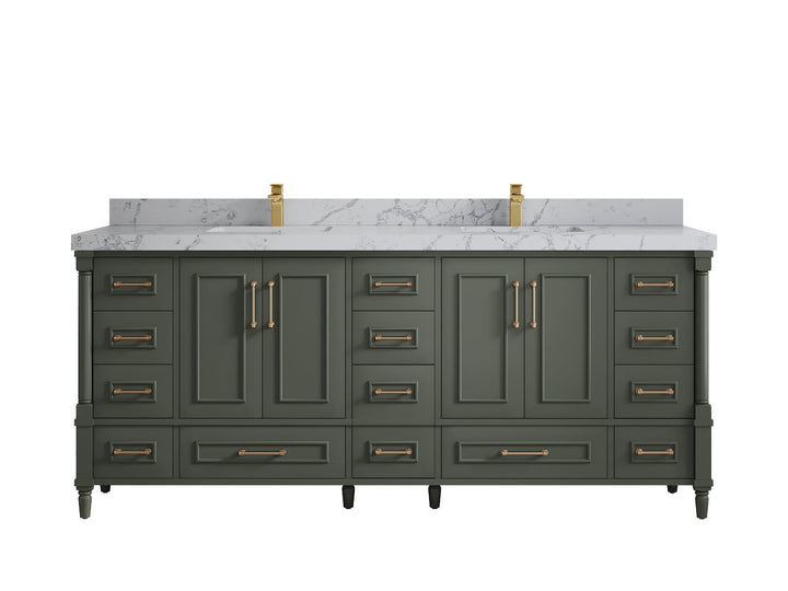 Aberdeen 80 in. W x 22 in. D Double Sink Bathroom Vanity - photo 38