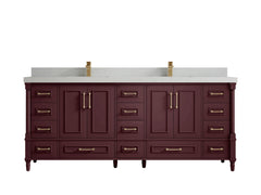 Aberdeen 80 in. W x 22 in. D Double Sink Bathroom Vanity - photo 24