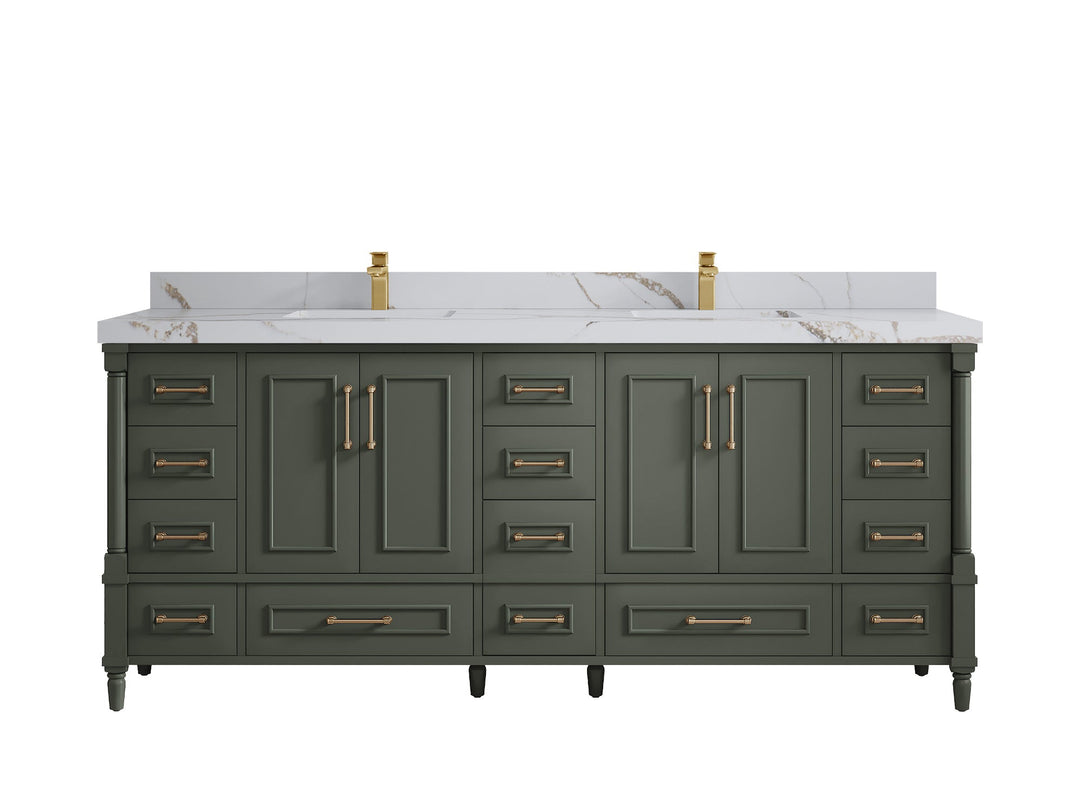 Aberdeen 80 in. W x 22 in. D Double Sink Bathroom Vanity - Willow Bath and Vanity