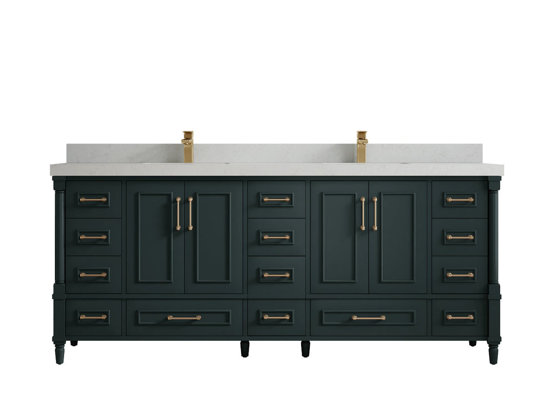 Aberdeen 80 in. W x 22 in. D Double Sink Bathroom Vanity - Willow Bath and Vanity
