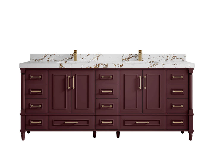 Aberdeen 80 in. W x 22 in. D Double Sink Bathroom Vanity - photo 38