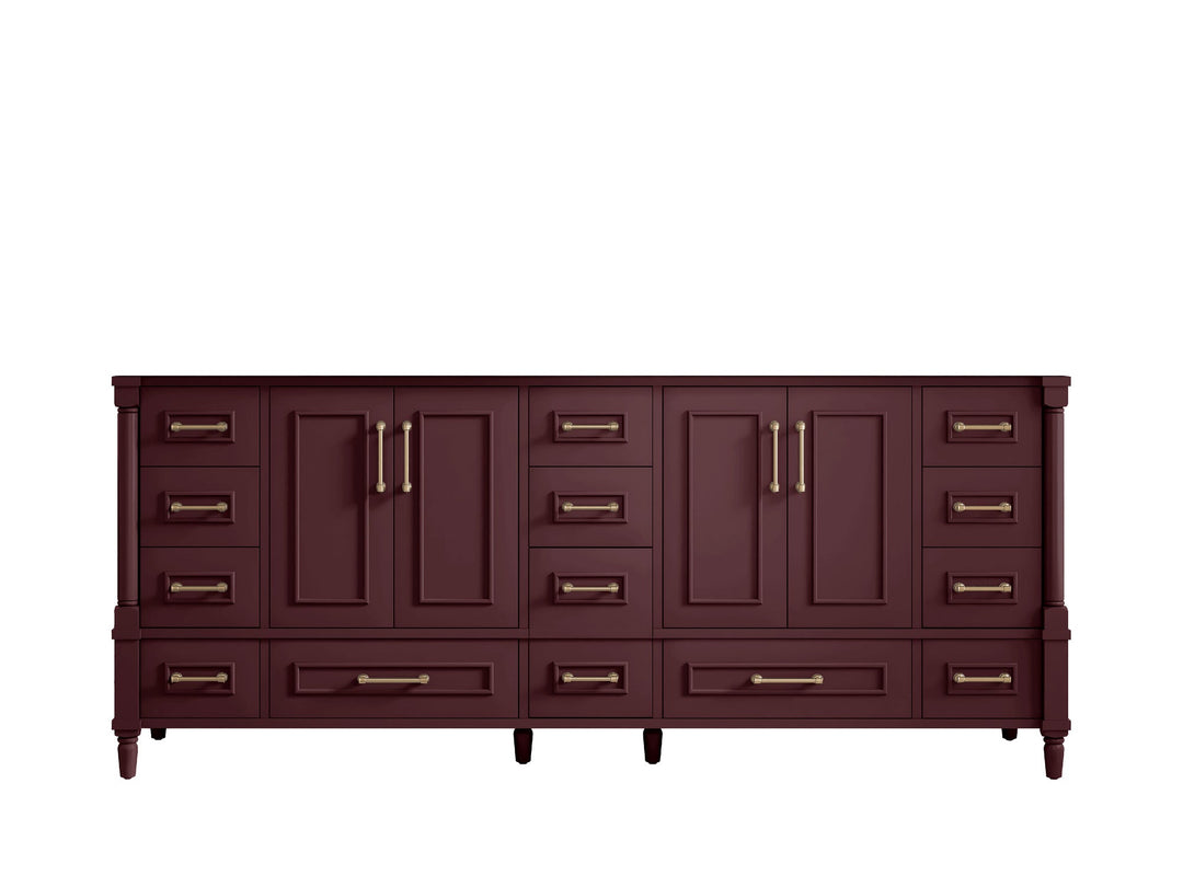 Aberdeen 80 in. W x 22 in. D Double Sink Bathroom Vanity - Willow Bath and Vanity
