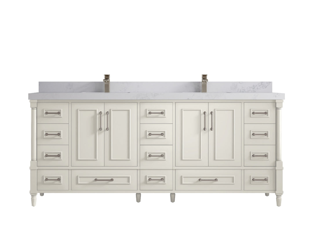 Aberdeen 80 in. W x 22 in. D Double Sink Bathroom Vanity - Willow Bath and Vanity