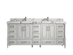 Aberdeen 80 in. W x 22 in. D Double Sink Bathroom Vanity - photo 35