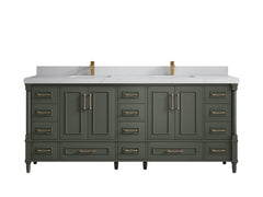 Aberdeen 80 in. W x 22 in. D Double Sink Bathroom Vanity - photo 20