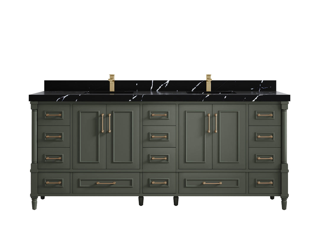 Aberdeen 80 in. W x 22 in. D Double Sink Bathroom Vanity - Willow Bath and Vanity