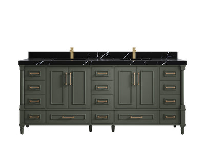 Aberdeen 80 in. W x 22 in. D Double Sink Bathroom Vanity - Willow Bath and Vanity