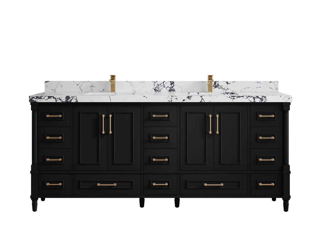 Aberdeen 80 in. W x 22 in. D Double Sink Bathroom Vanity - Willow Bath and Vanity