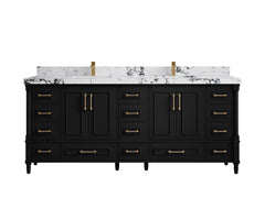 Aberdeen 80 in. W x 22 in. D Double Sink Bathroom Vanity - photo 40