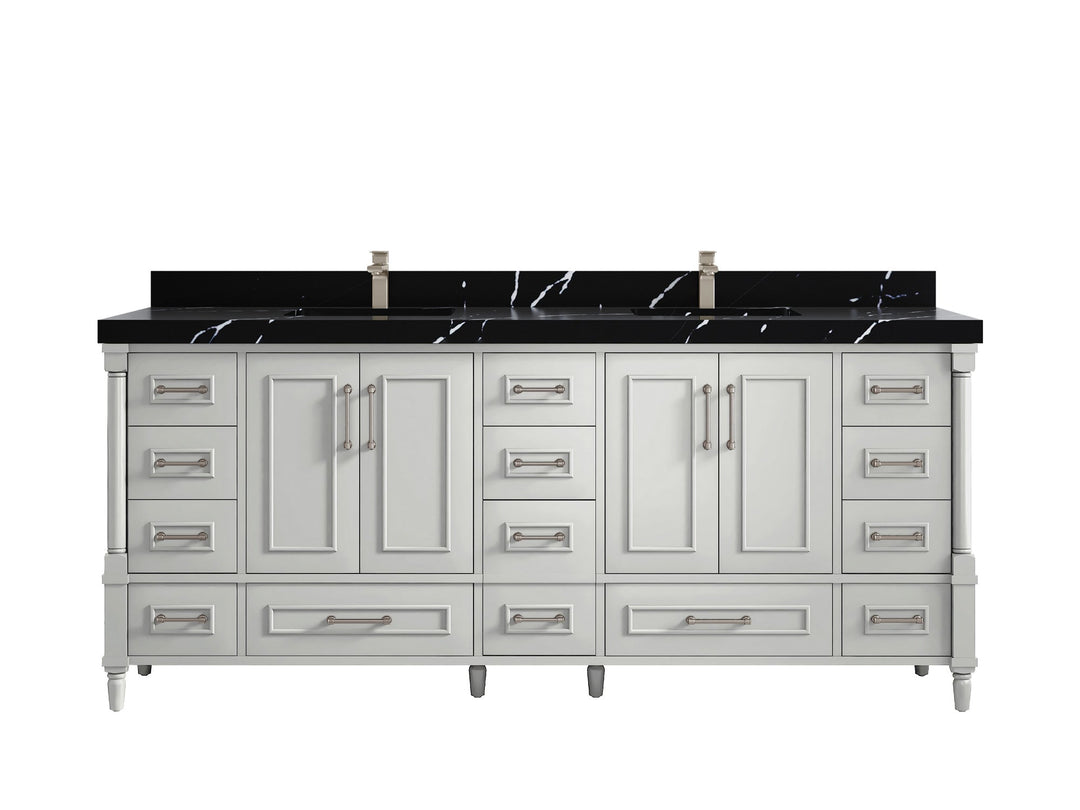 Aberdeen 80 in. W x 22 in. D Double Sink Bathroom Vanity - Willow Bath and Vanity