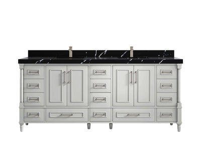 Aberdeen 80 in. W x 22 in. D Double Sink Bathroom Vanity - Willow Bath and Vanity