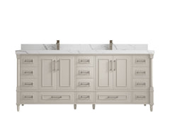Aberdeen 80 in. W x 22 in. D Double Sink Bathroom Vanity - photo 12
